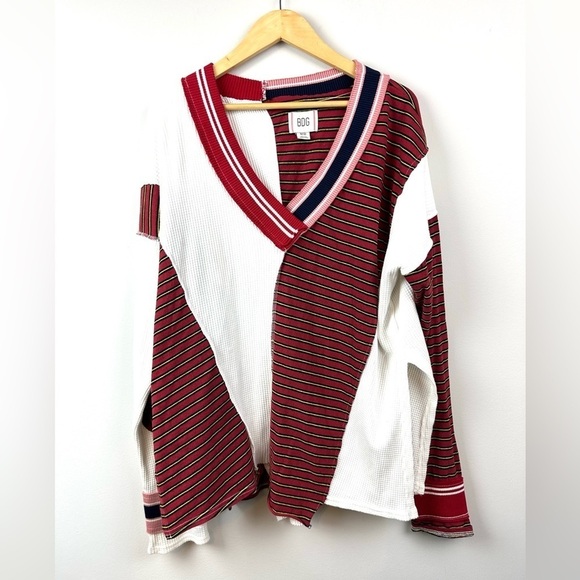 BDG Urban Outfitters Frazer Spliced Slouchy Sweater - Picture 3 of 13